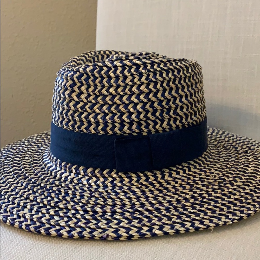 Joanna Hat by Brixton - Navy & Tan